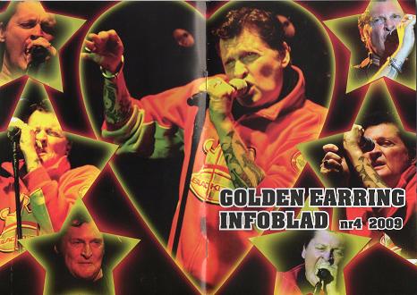 Golden Earring fanclub magazine 2009#4 back and front cover